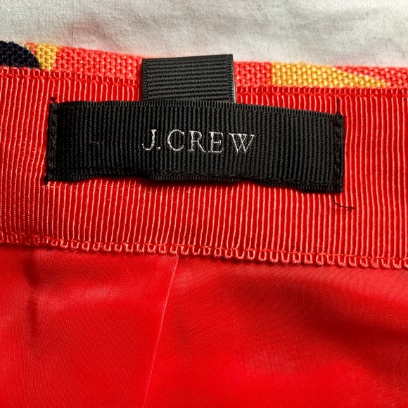 J CREW Coral Floral Print Skirt - Picture 2 of 2